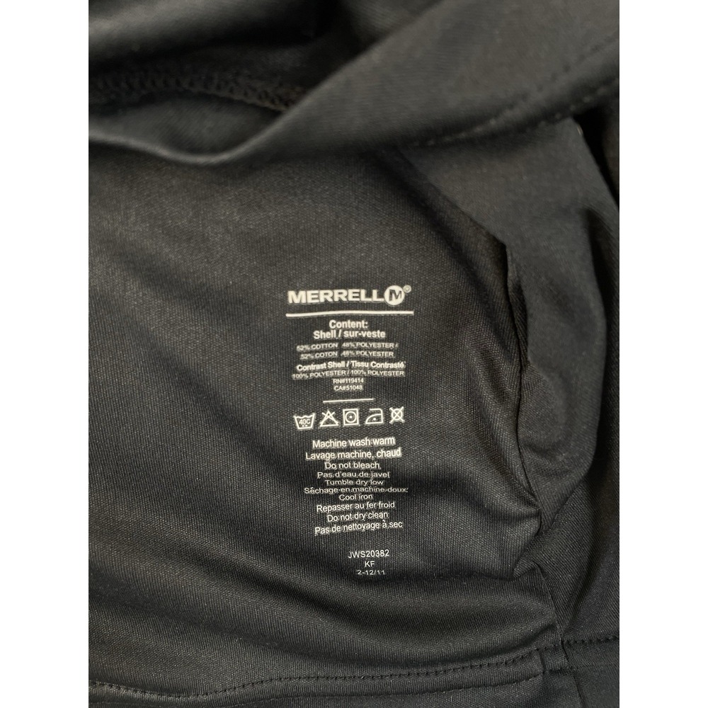Merrell Opti-Wick Dress Women's Small Grey ShortCap Sleeve V Neck Lined Athletic - Picture 8 of 15